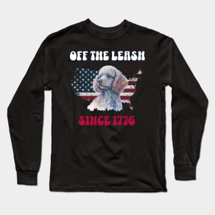 4th of July Independence Day Funny Design for Dog Lovers Long Sleeve T-Shirt